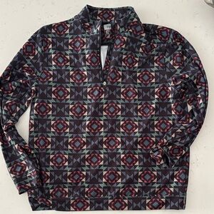 WAGGLE GOLF Quarter-Zip Shirt Jacket